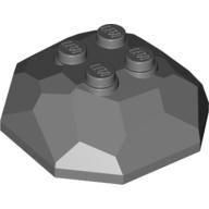 Lego kámen vrchní část, tmavě modro šedá (4506778)